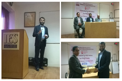 Aslam Khan, CEO. Octaware Chief Guest at “International Case Study Conference”